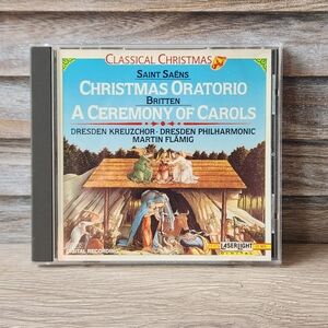 🔥 Christmas Oratorio Ceremony Of Carols Saint-Saens Britten CD Compact Disc